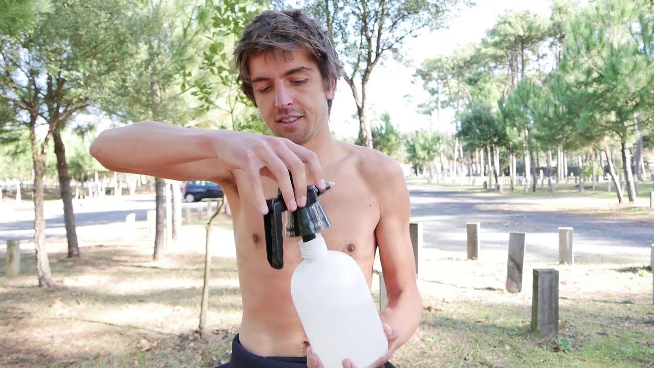 Comment prendre une DOUCHE chaude et économique en roadtrip ? Douche portative à 5 euros