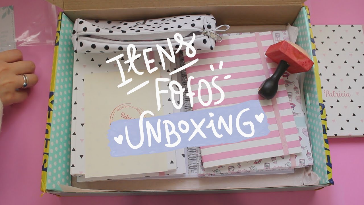 UNBOXING DE PAPELARIA + CUPOM DE DESCONTO • Sublinhando