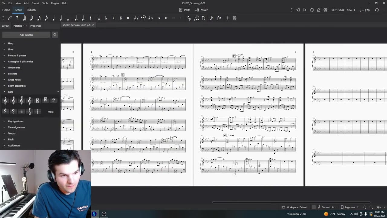 COMPOSER FOR ARCANE (NETFLIX) - CONTINUING THE PIANO PIECE... (+MINECRAFT AT THE END)
