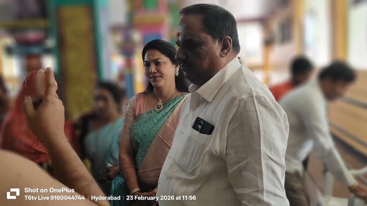 #గాజులరామారం చిత్తారమ్మ దర్శనం: పెళ్లికూతురు: doughter of Akula Prasad