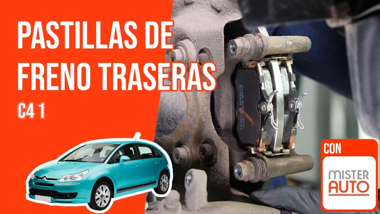 Cómo cambiar las pastillas de freno traseras C4 1 🚗