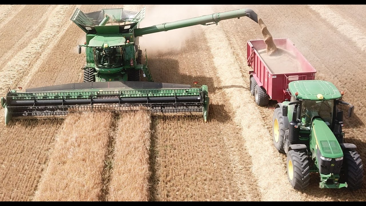 Harvest 2020 UK Compilation - Best Of Harvest 2020 - Combining, Baling, Bale Cart