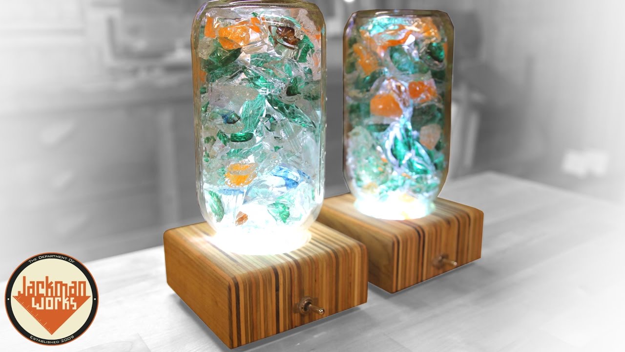 Upcycled Glass Lamps 2.0