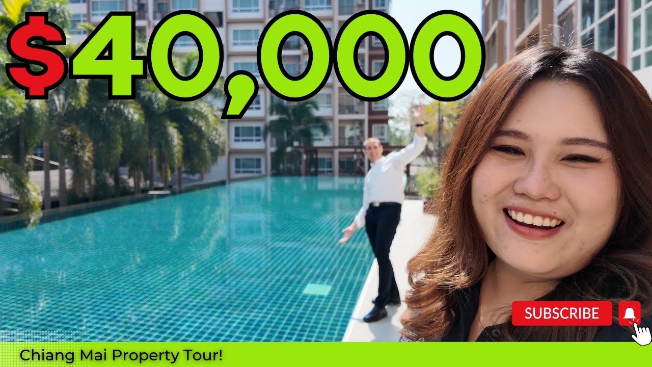 $40,000 Condo TOUR - Check out this great value condo for sale in Chiang Mai - Thailand