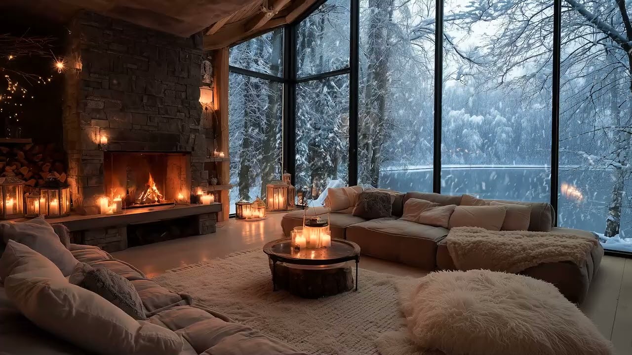 Quiet Snowy White Lounge Piano | Soft Night Piano for Relaxation, Sleep & Concentration