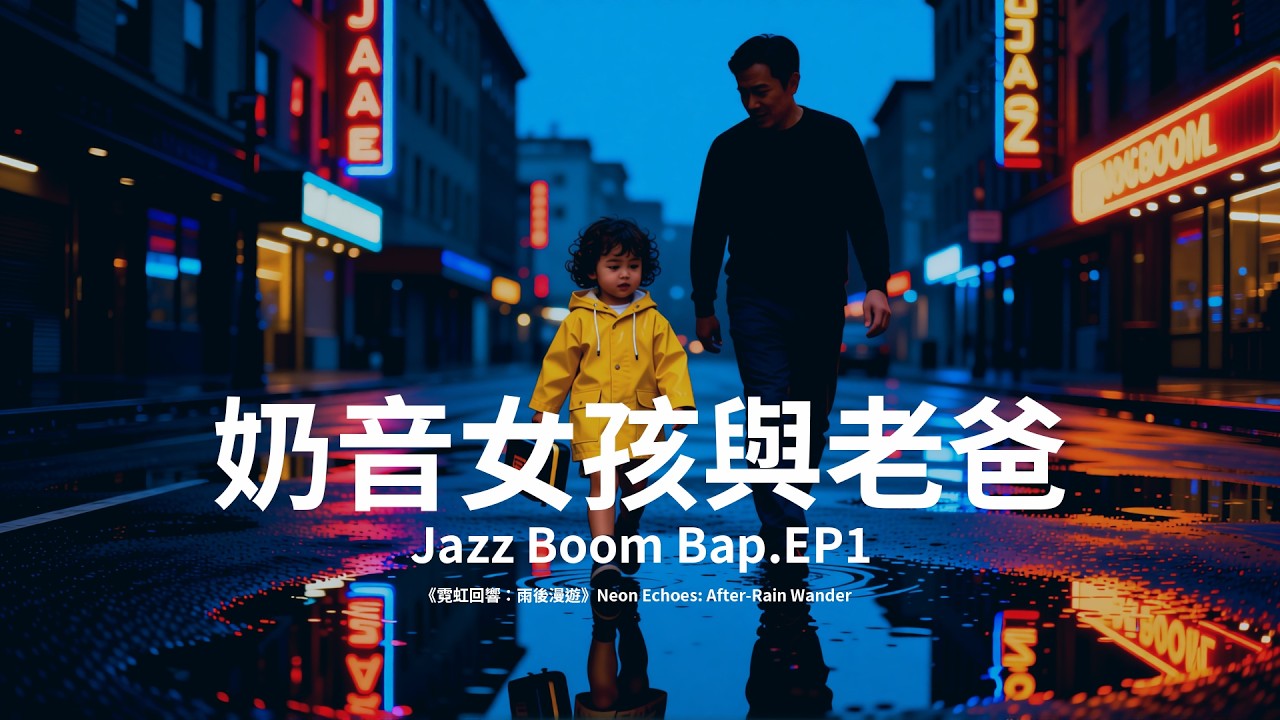 【霓虹回響：雨後漫遊】Neon Echoes: After-Rain Wander