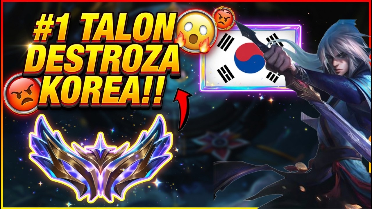 EL MEJOR TALON de KOREA REVIENTA con ESTA BUILD!! | ANALISIS YEDAOSHEN RANK 1 TALON