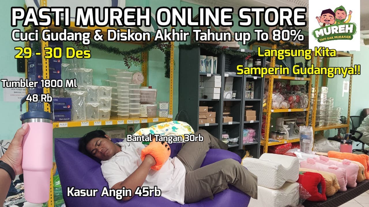 Gila! Cuci Gudang Online Store Pasti Mureh, Harga Turun Sampai 80% | Review Harga Dan Barangnya!!