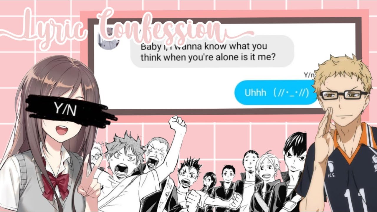 Lyric Confession - Last first kiss [Tsukishima x Y/n]