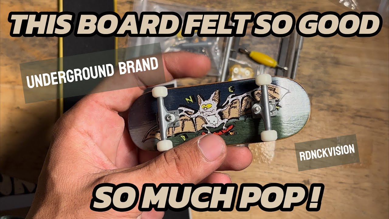 NEW Fingerboard Unboxing, Setup and Session 