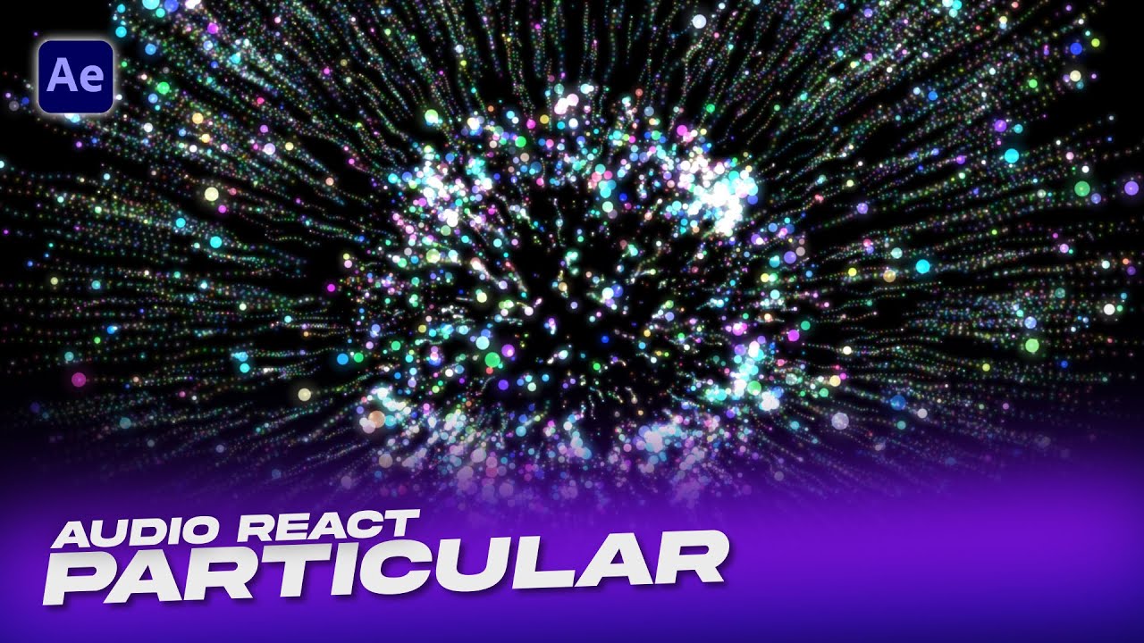 Audio React with Trapcode Particular - After Effects Tutorial