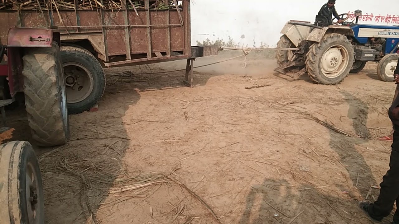 Gana ki Bhari trolley kaise siddh kar rahe tractor wala vlog