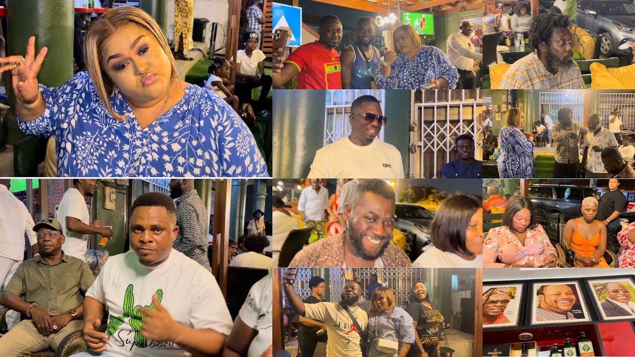 Vivian Jill(Abrewa Mafia) celebrates the New Year😍 with a new restaurant ft Kumawood stars🔥❤️🥂