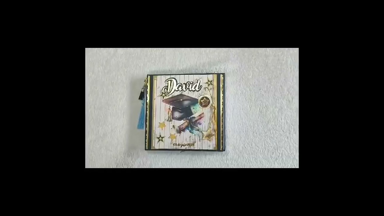 Album scrap para Graduación David
