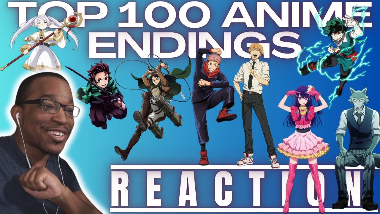 ANIME LOVER Reacts to TOP 100 Most Streamed Anime Endings