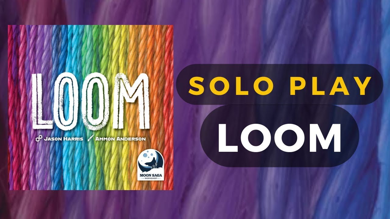 Настольная игра Loom Соло Геймплей | Данича