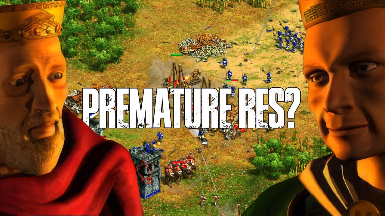 I'm uploading every game of AOE2 I play until I die in 4K - Ep627: Premature Res?