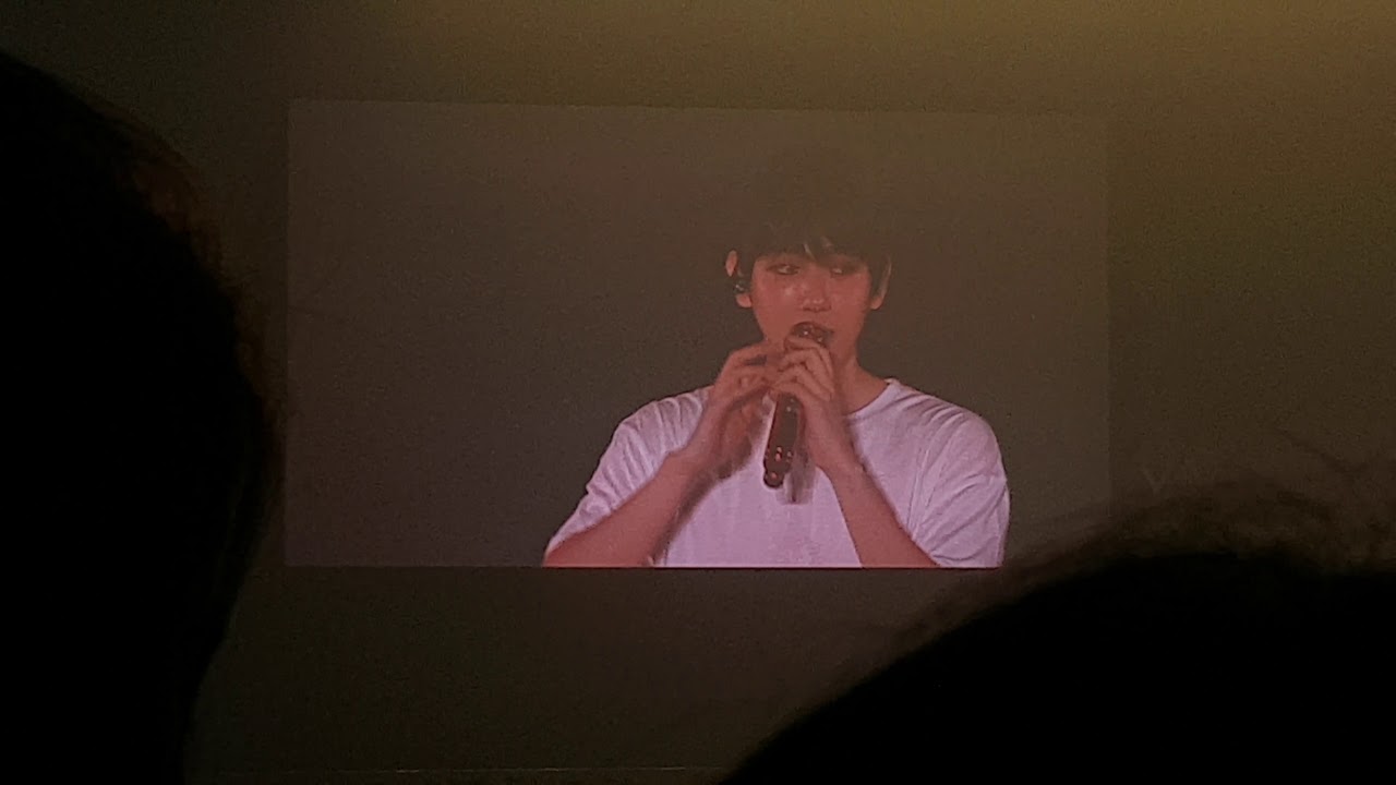 Elyxion dot in Seoul D1 180713 - EXO Baekhyun Ending Ment Encore