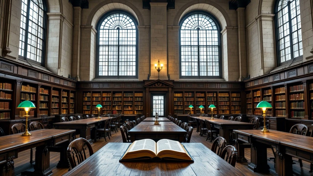 Glasgow Library: Dark Academia Music | You're Reading in the Library | Music for Work, Read, Write
