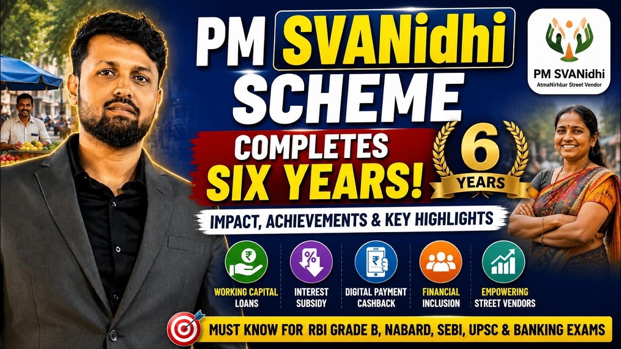 PM SVANidhi Scheme Completes Six Years! | Impact, Achievements & Current Affairs 2026