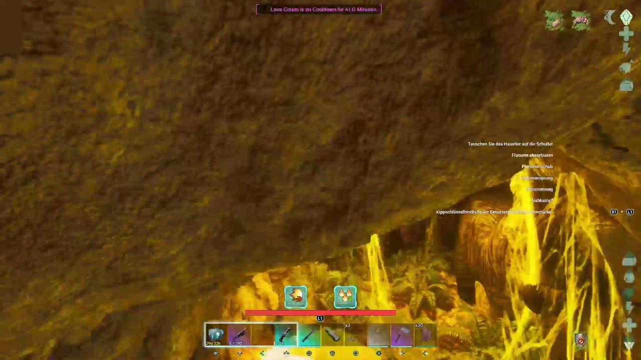 ARK/Asa Lava Golem Solo  Ragnarok