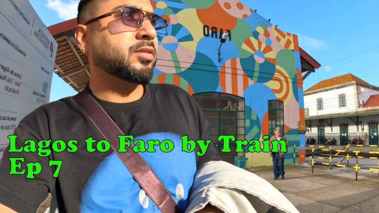 Lagos to Faro on Train | IMT Faro | POV Trotinet Ride EP #7