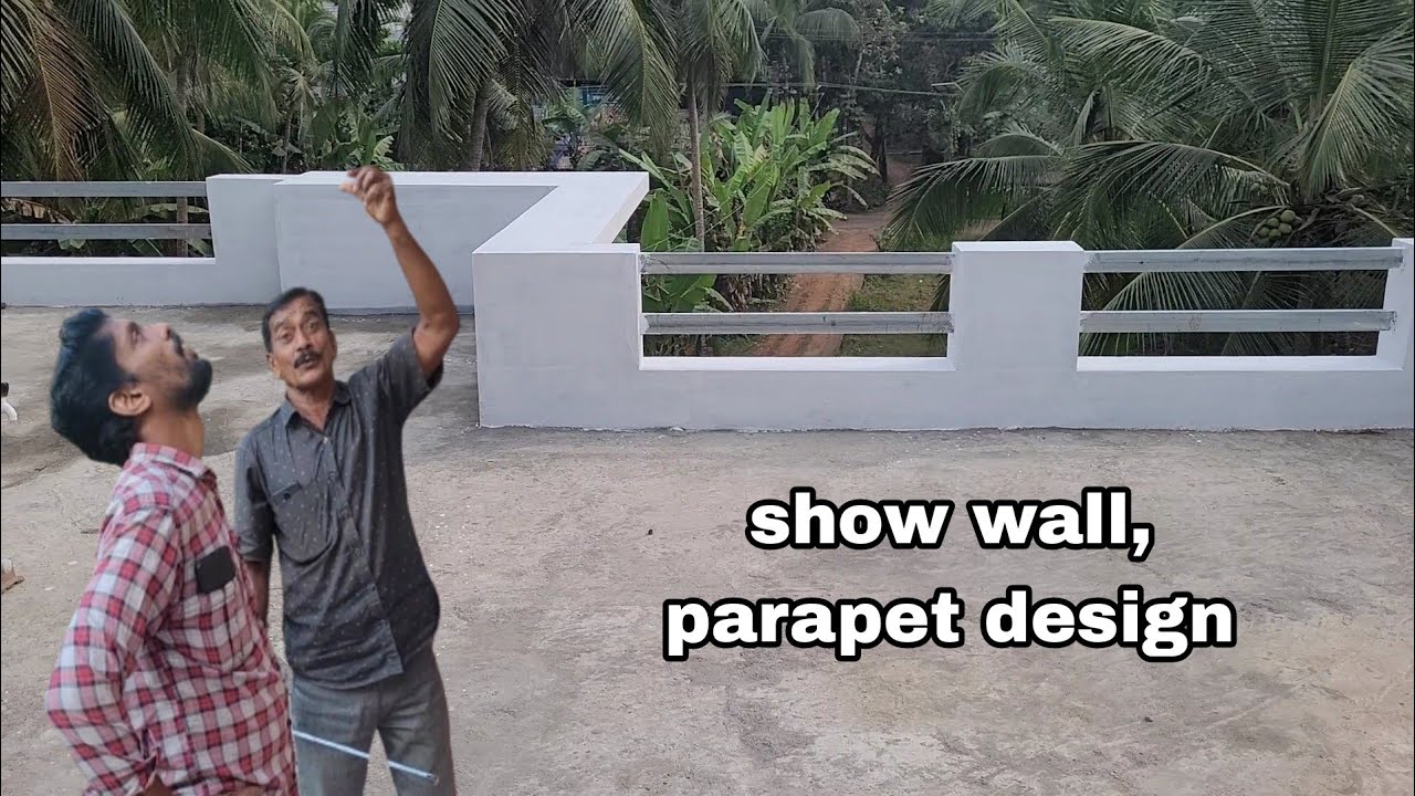 പാരപ്പെറ്റ് ഡിസൈൻ ചെയ്യാം‼️👌😃