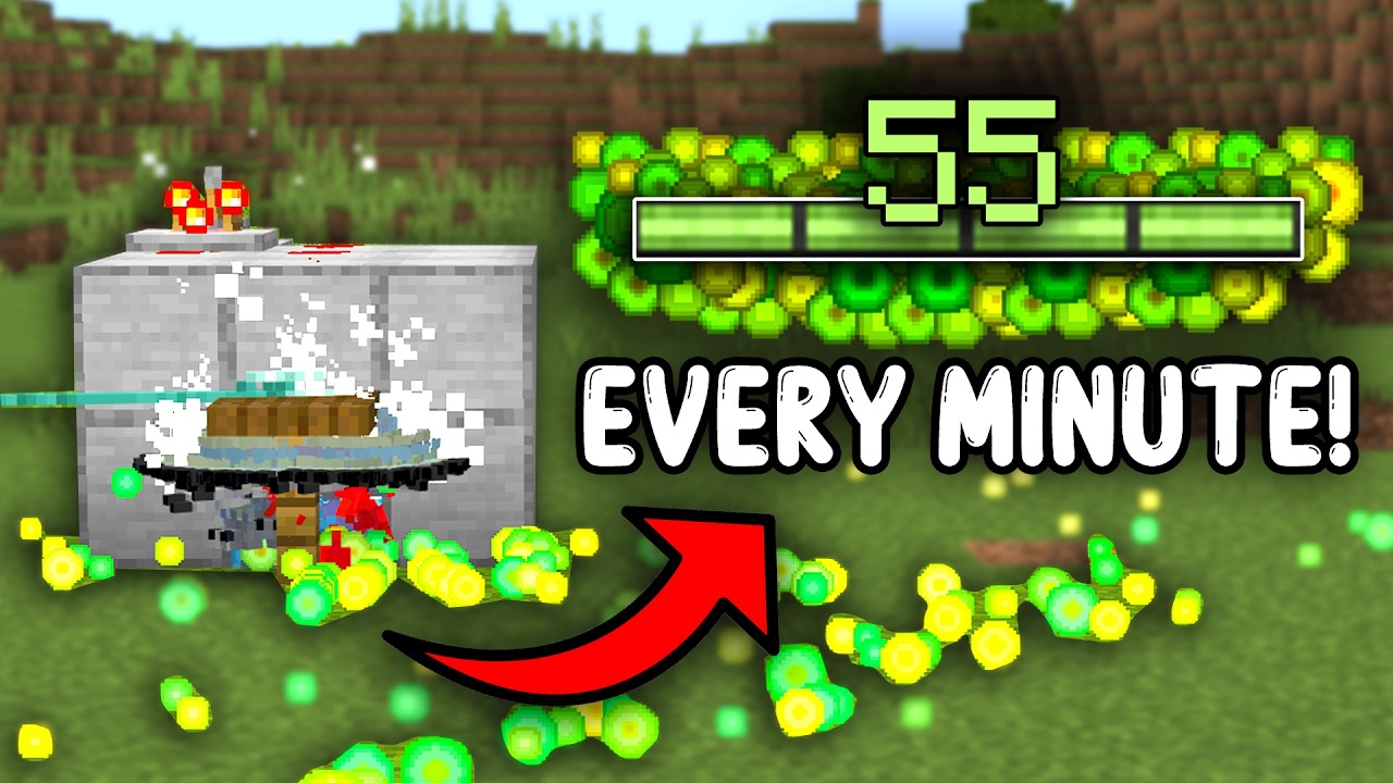 BEST NEW XP Farm Minecraft Bedrock 1.21!