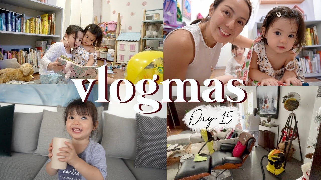 VLOGMAS DAY 15: Wrapping Christmas Gifts + House Cleaning Day