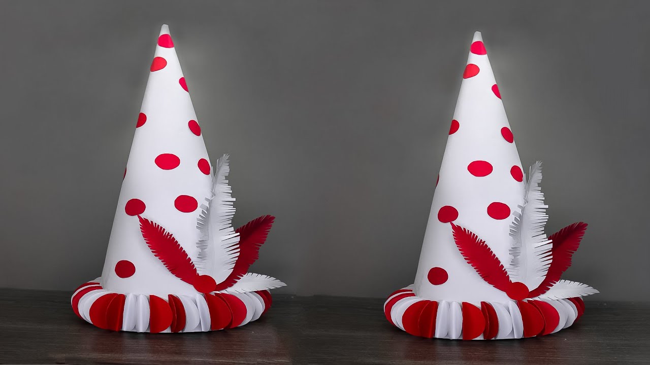 ide kreatif cara membuat topi kerucut dari kertas karton untuk MOS dengan 17 agustus terbaru