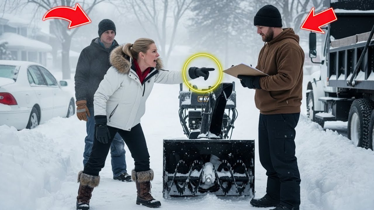 HOA Karen Ordered Me to Shovel Her Driveway… Unaware I Was the Owner of Her Snow Removal Company