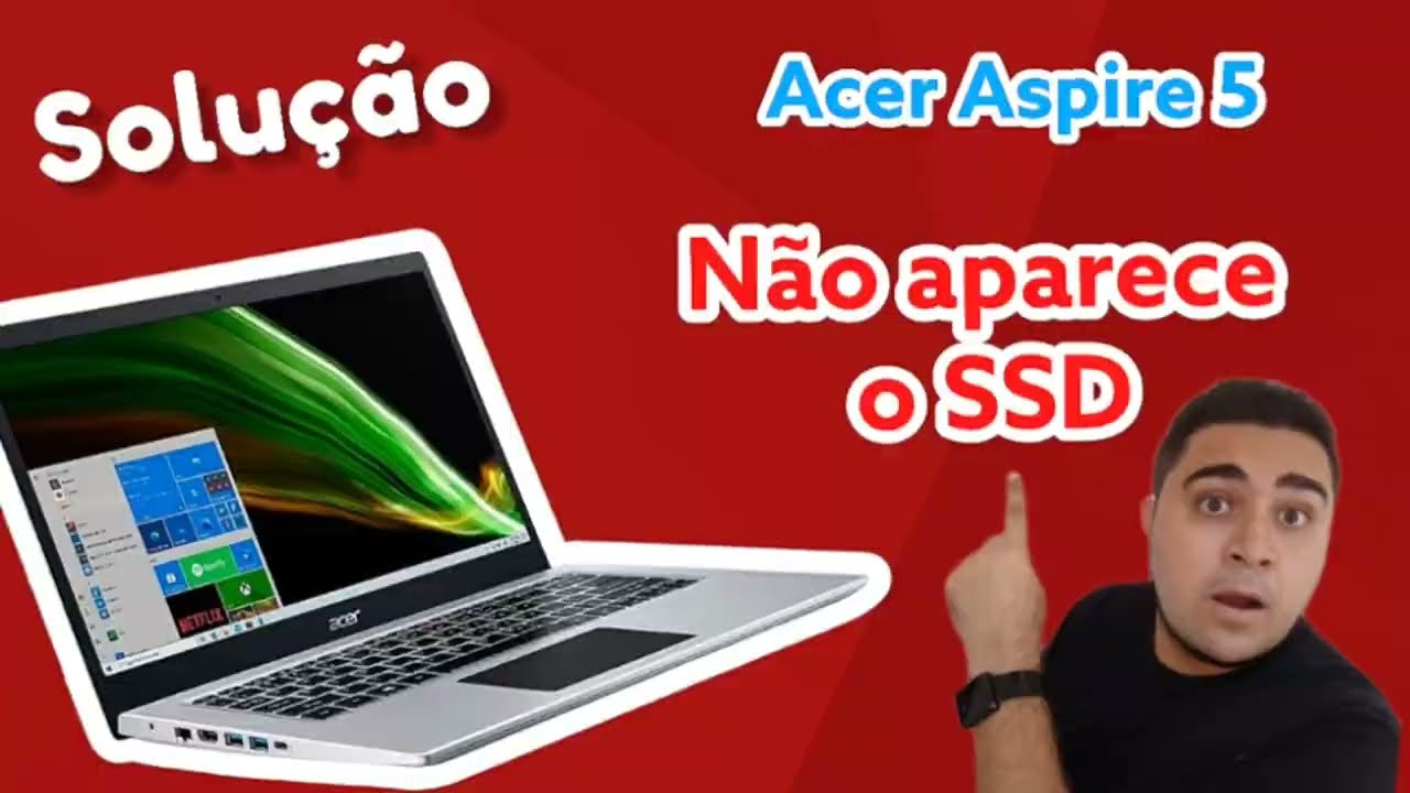 Como formatar o notebook Acer aspire 5 A514