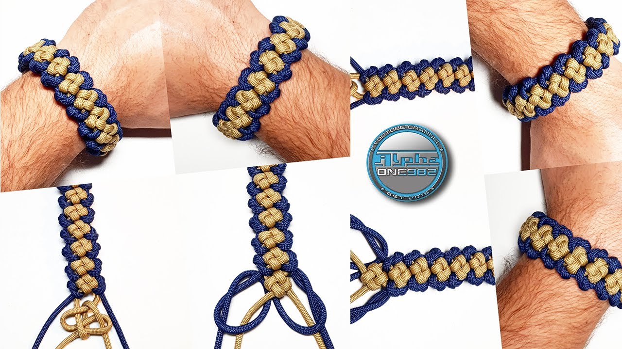 How to Make Paracord Bracelet Boxed Trail Without Buckle World of Paracord DIY