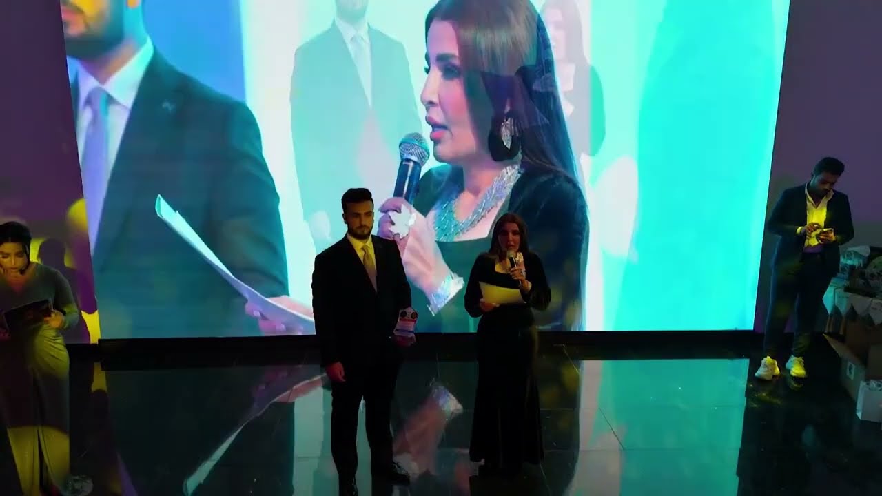 مهرجان جائزةحلم الفنية  اول بدورة الفنان أياد الطائي مدير مهرجان مصطفئ الشكرجي التصوير والمونتاج حسن