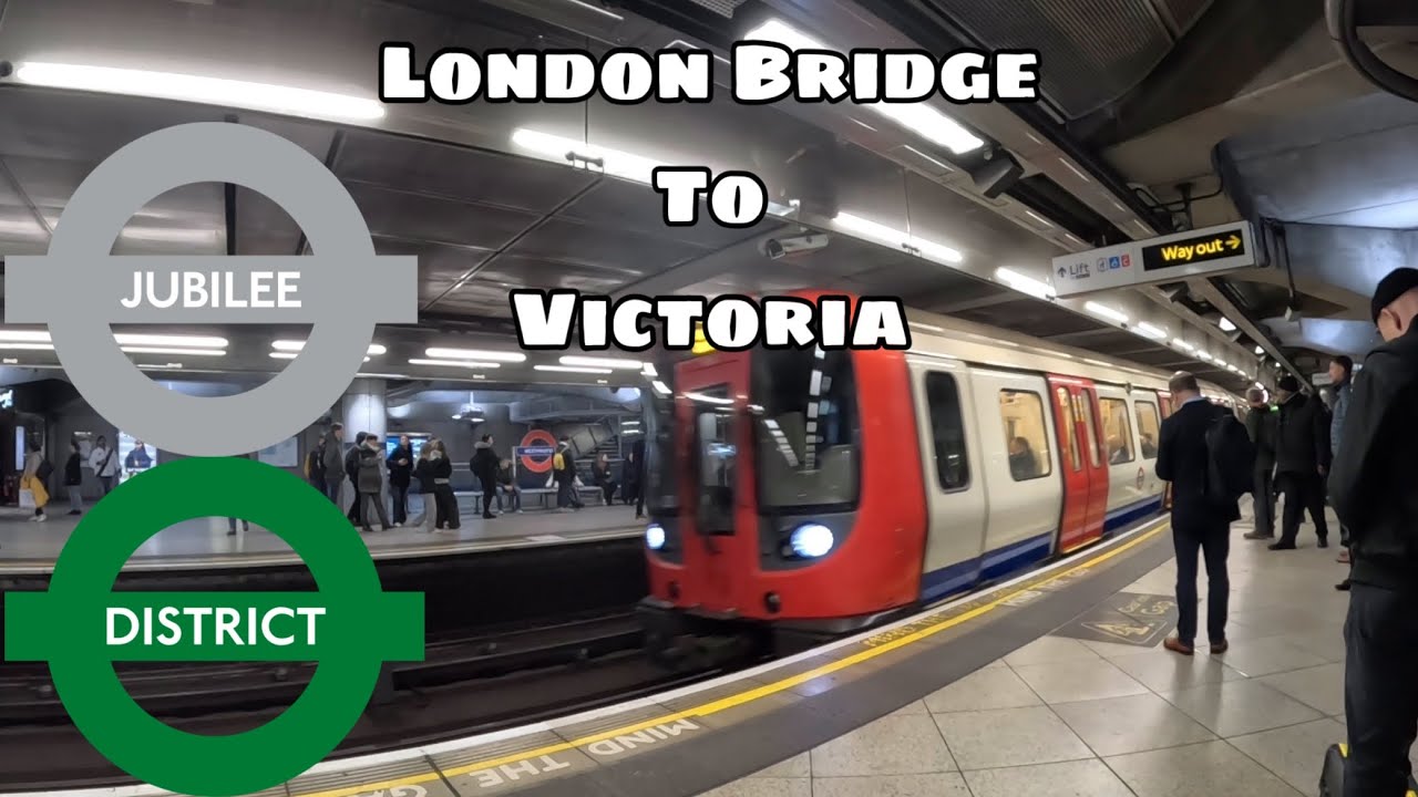 LONDON UNDERGROUND JOURNEY | London Bridge to Victoria