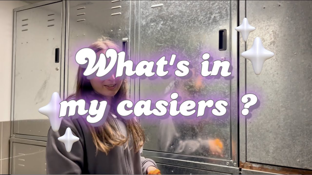 ❥ CASIER TOUR: Tout ce qu'il y a dans mes casiers !