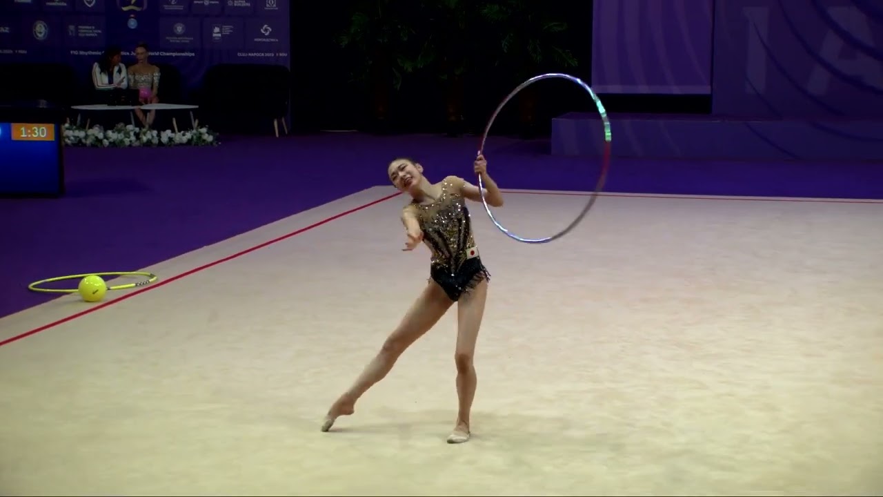 MARUYAMA Rina (JPN) - 2023 Rhythmic Junior Worlds Qualifications HO Individual