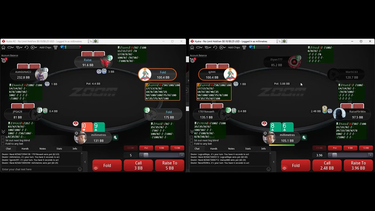 $25nl Zoom Session On Pokerstars