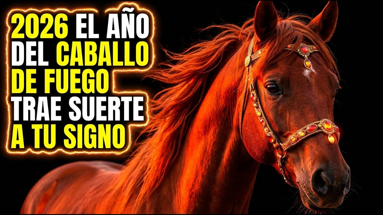 ¡2026 será el año del Caballo de Fuego! Descubre qué signos serán afortunados