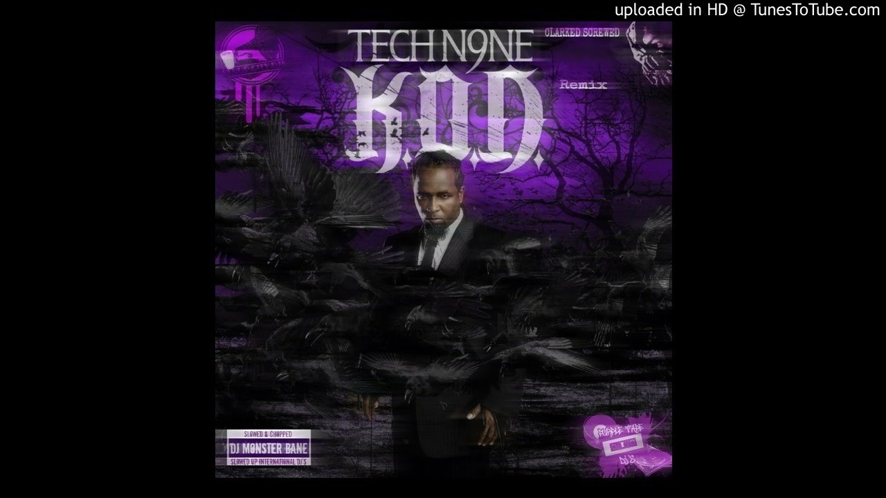 Tech N9ne - Demons Ft Three 6 Mafia Chopped DJ Monster Bane Clarked Screwed Cover