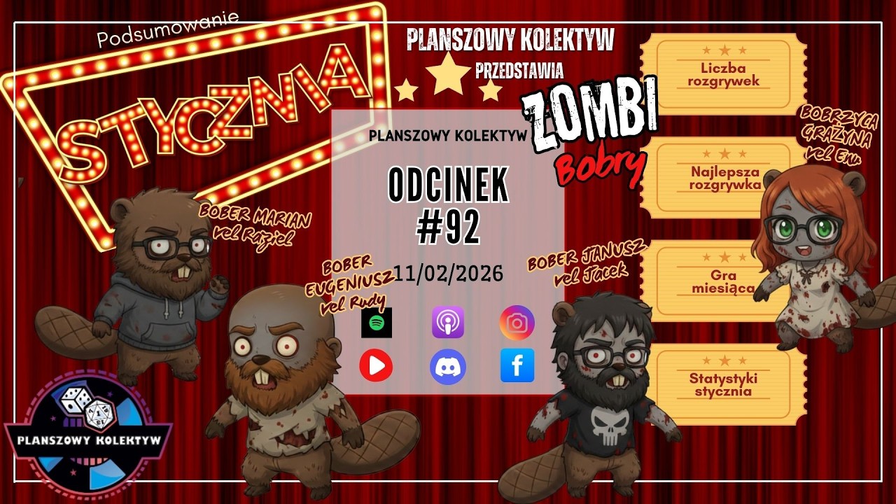 Planszowy Kolektyw #92 Podsumowanie Stycznia 2026 wideło