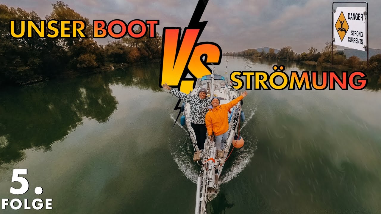Wettlauf gegen Regen und Strömung  - Mit dem Boot Europa durchqueren | Tag 5