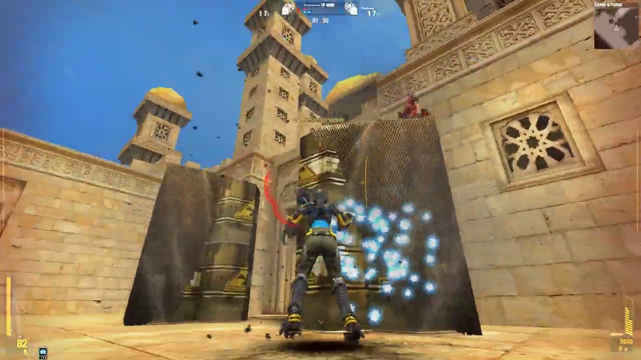 Wolfteam Destruction SAND STORM Hoshiumi VS ApolloE - tetra armed Limit reached?