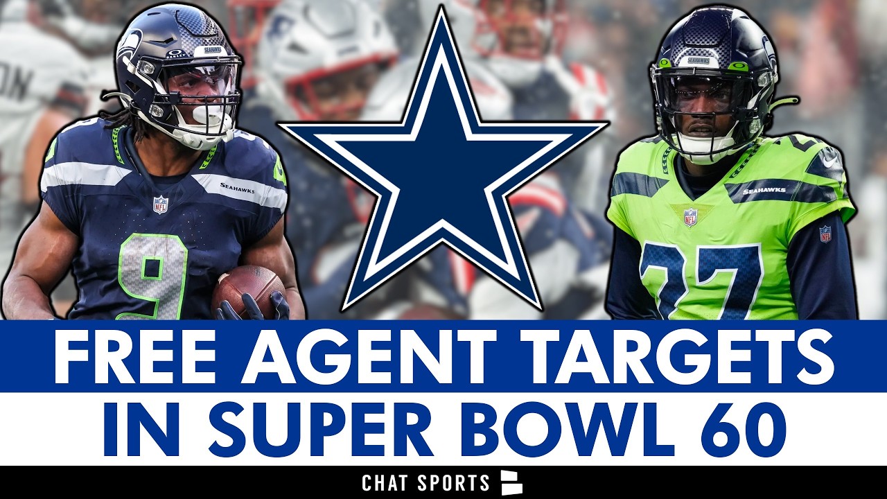 Cowboys Free Agent Targets In Super Bowl 60 Ft. Kenneth Walker, Riq Woolen & Jaylinn Hawkins