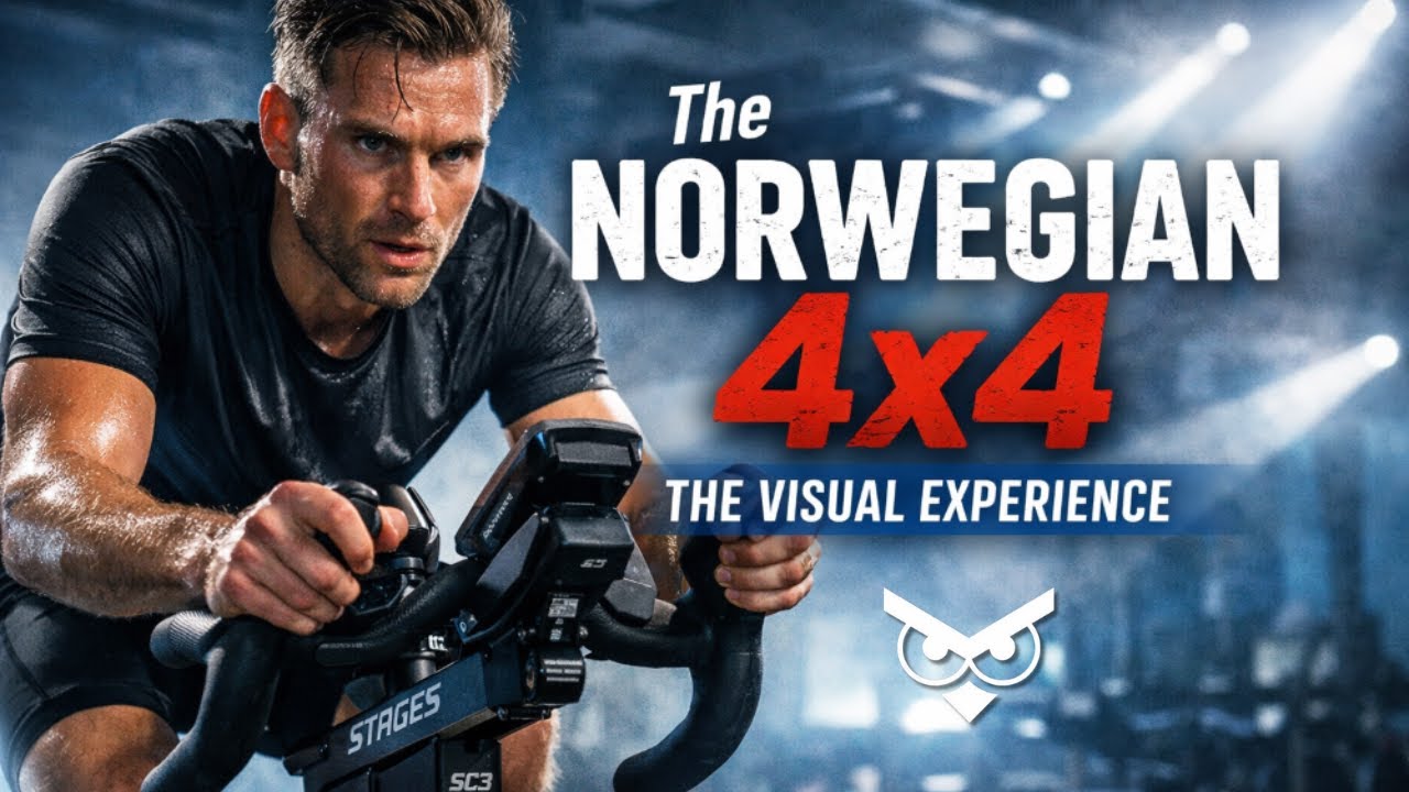 Norwegian 4x4 | High-Intensity Cycling Intervals | Music + Visuals Only