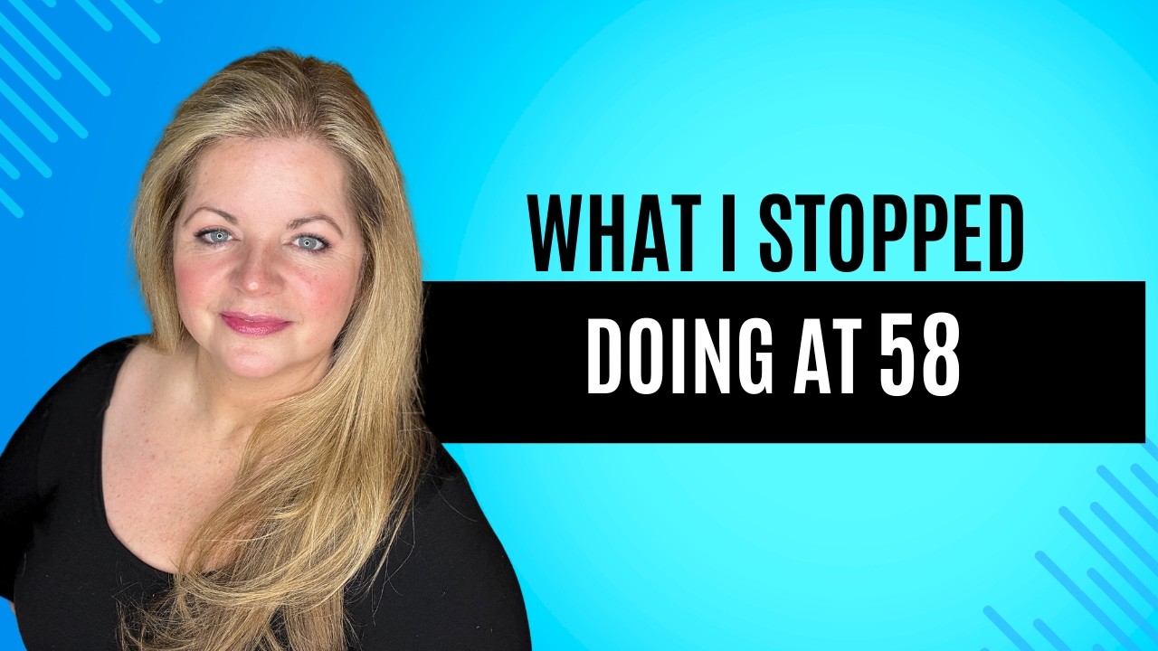 What I Stopped Doing at 58 (I Was Planning for the Wrong Life)