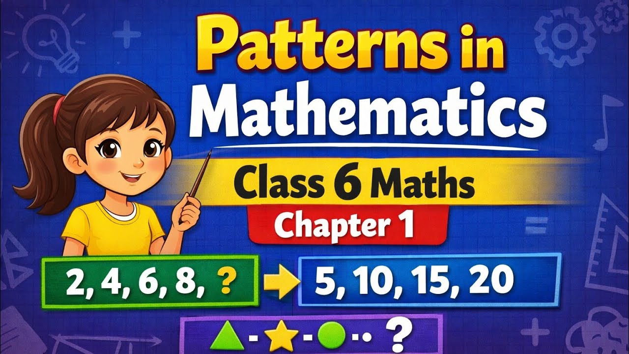 Chapter 1,Patterns in Mathematics (part 1)#class 6th#mathsncert