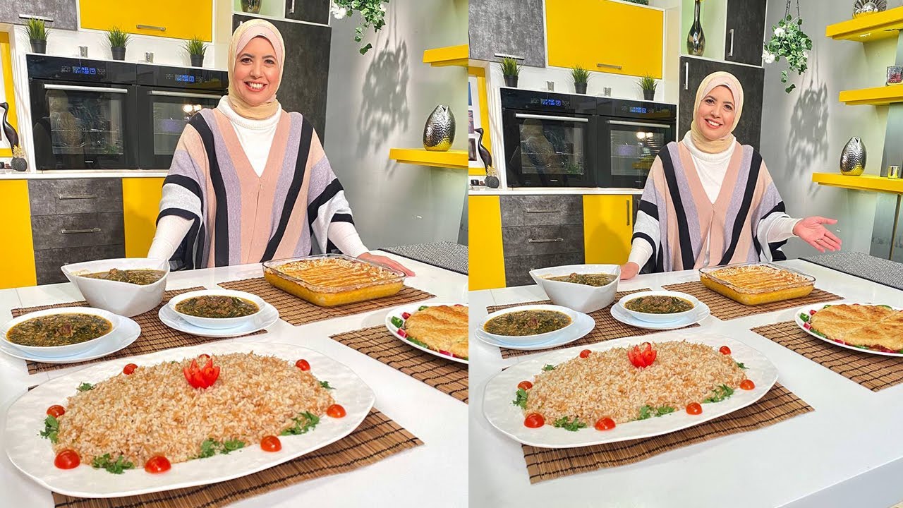 العزومة مع الشيف فاطمة أبو حاتي | سبانخ باللحمة - جراتان البطاطا - فطيرة الجلاش بالبسطرمة والجبن