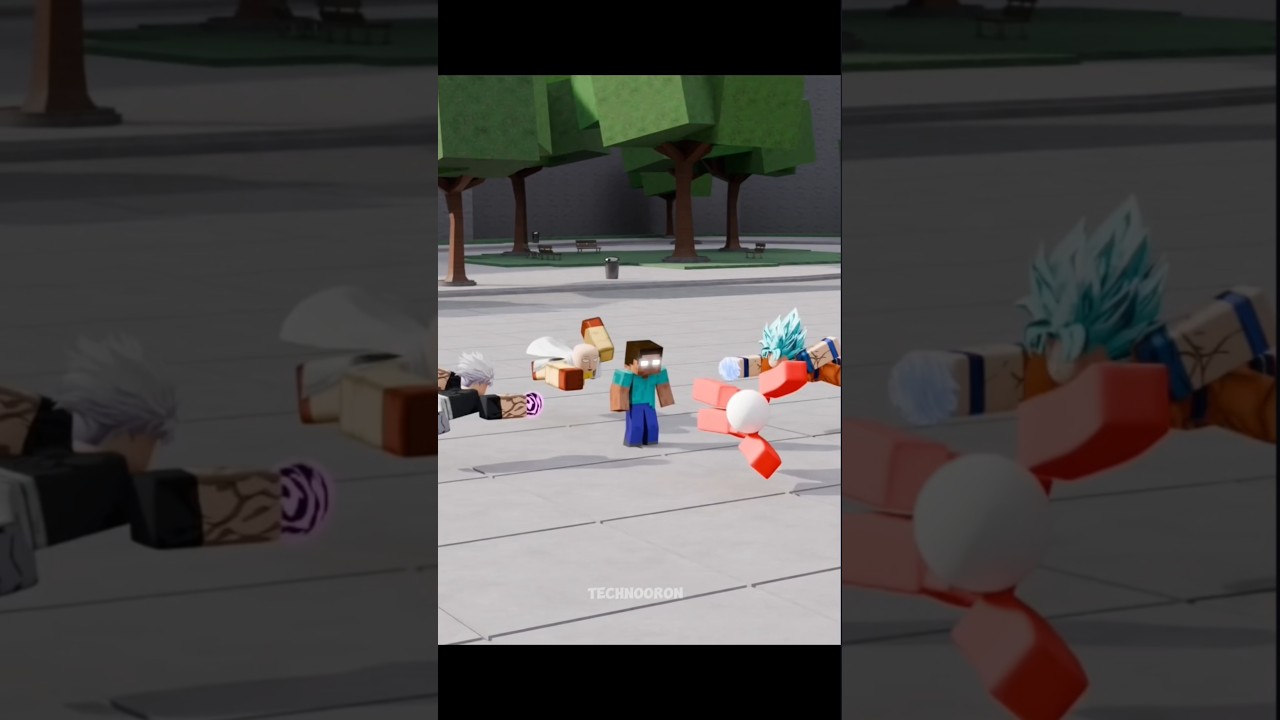 Herobrine VS Roblox Strongest Anime Characters 💀 PT2 | Minecraft Animation