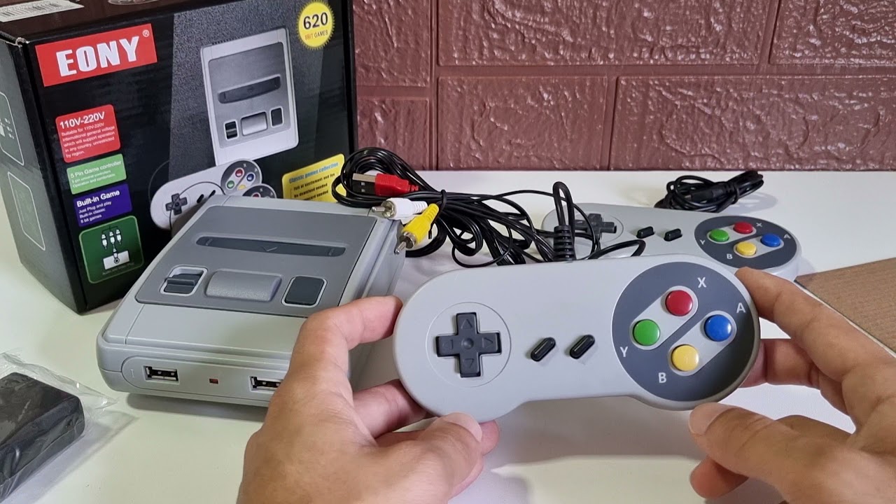 SUPER MINI SFC RETRÔ 620 JOGOS MINI NINTENDO